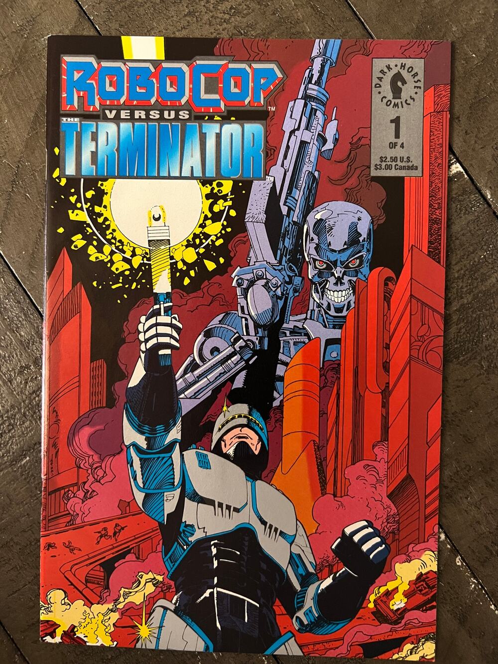 VINTAGE 1992 Dark Horse "ROBOCOP VS. TERMINATOR" - M Unopened - Epic Crossover!
